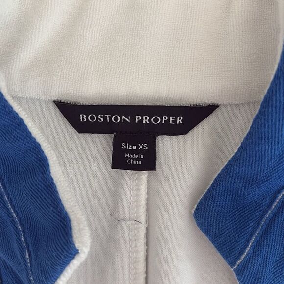 Boston Proper Loop Terry Color Block Tunic Dress Size XS - Picture 9 of 12